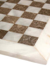 Eleri White & Grey Large Marble Chess Set - thumbnail 6