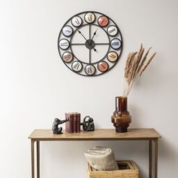 Smarty Multi Coloured Roman Numerals Wall Clock - thumbnail 3