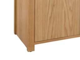 Curve Natural Oak Wood Sideboard - thumbnail 4