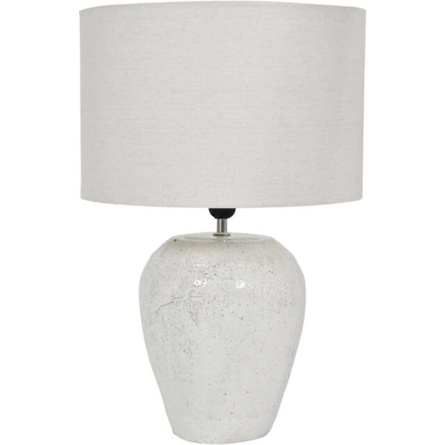 Speckle Terracotta Glazed Table Lamp