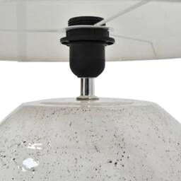 Speckle Terracotta Glazed Table Lamp - thumbnail 4