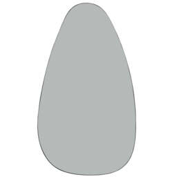 Organic Abstract Egg Rustic Finish Full Length Leaner Mirror - Extra Large - thumbnail 6