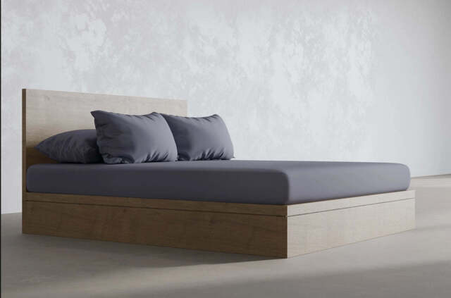 100% Bamboo Bedding - Fitted Sheet - Urban Grey - UK Single - image 1