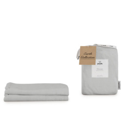 Bamboo & French Linen Bedding - Pillowcases - Silver Lining Grey - Standard