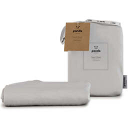 Kids 100% Bamboo Bedding - Fitted Sheet - Pure White - Cotbed - thumbnail 3