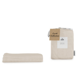 Bamboo & French Linen Bedding - Duvet Cover - Natural - UK Double - thumbnail 1