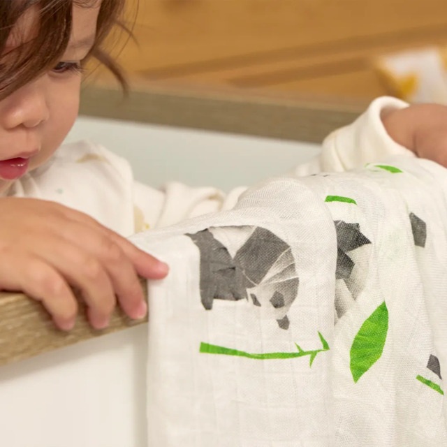 3-Pack Baby Swaddle Blankets for Newborns - Bamboo - 120 x 120cm - image 1