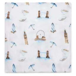 3-Pack Baby Swaddle Blankets for Newborns - Bamboo - 120 x 120cm - thumbnail 4