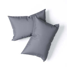 100% Bamboo Bedding - Pillowcases - Urban Grey - Standard - thumbnail 1