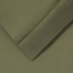 Signature+TM Bamboo Lyocell Bedding - Duvet Cover - Forest Green - UK Single - thumbnail 4