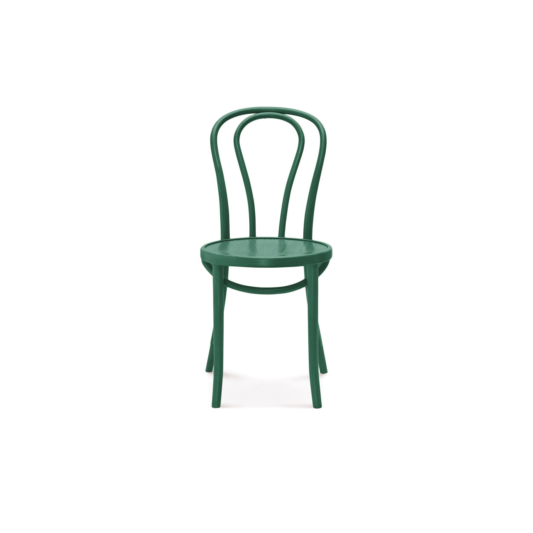 Antwerp Bentwood Cafe Chair, Painted, Green by Pepper Sq