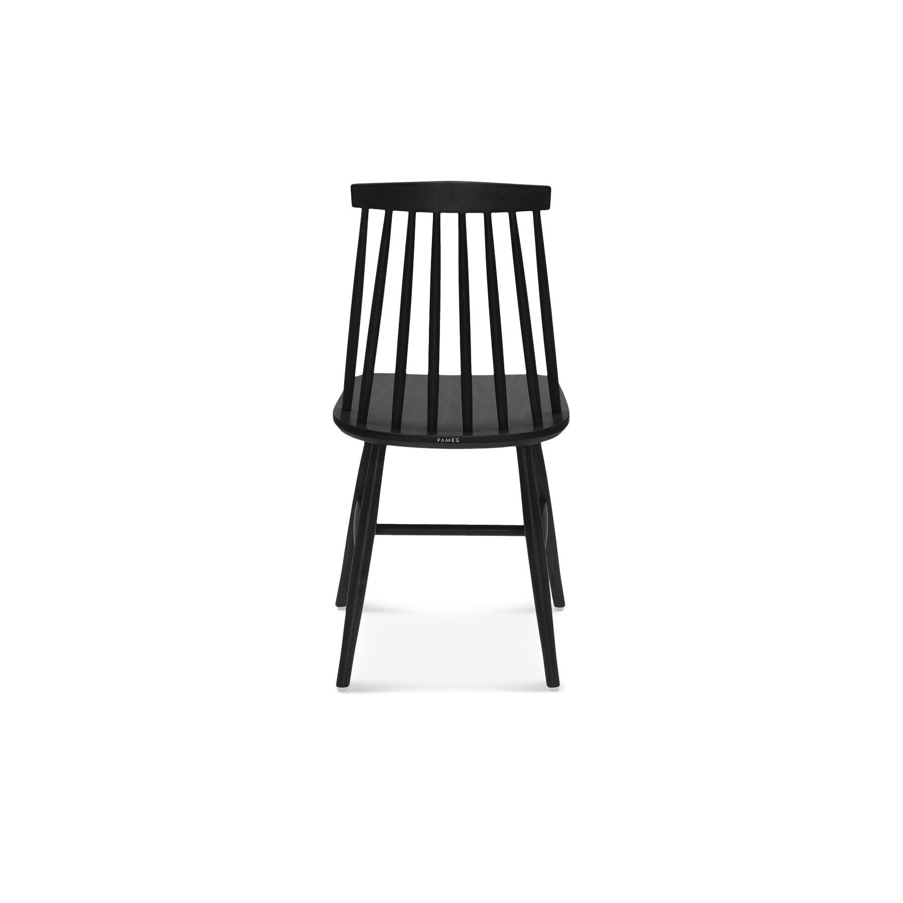 Meg Wood Dining Chair, Black
