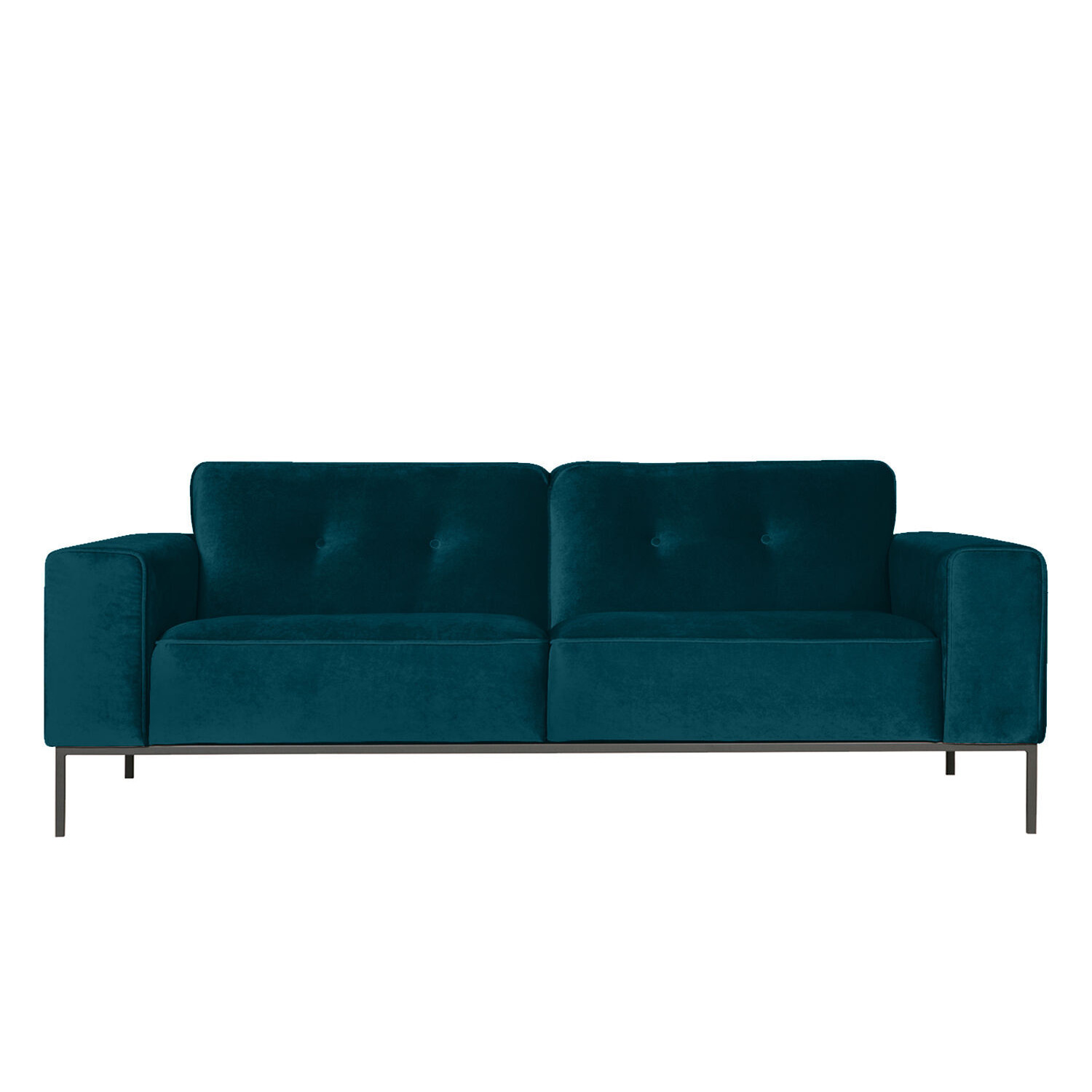 Tamara 3 Seater Velvet Sofa, Turquoise