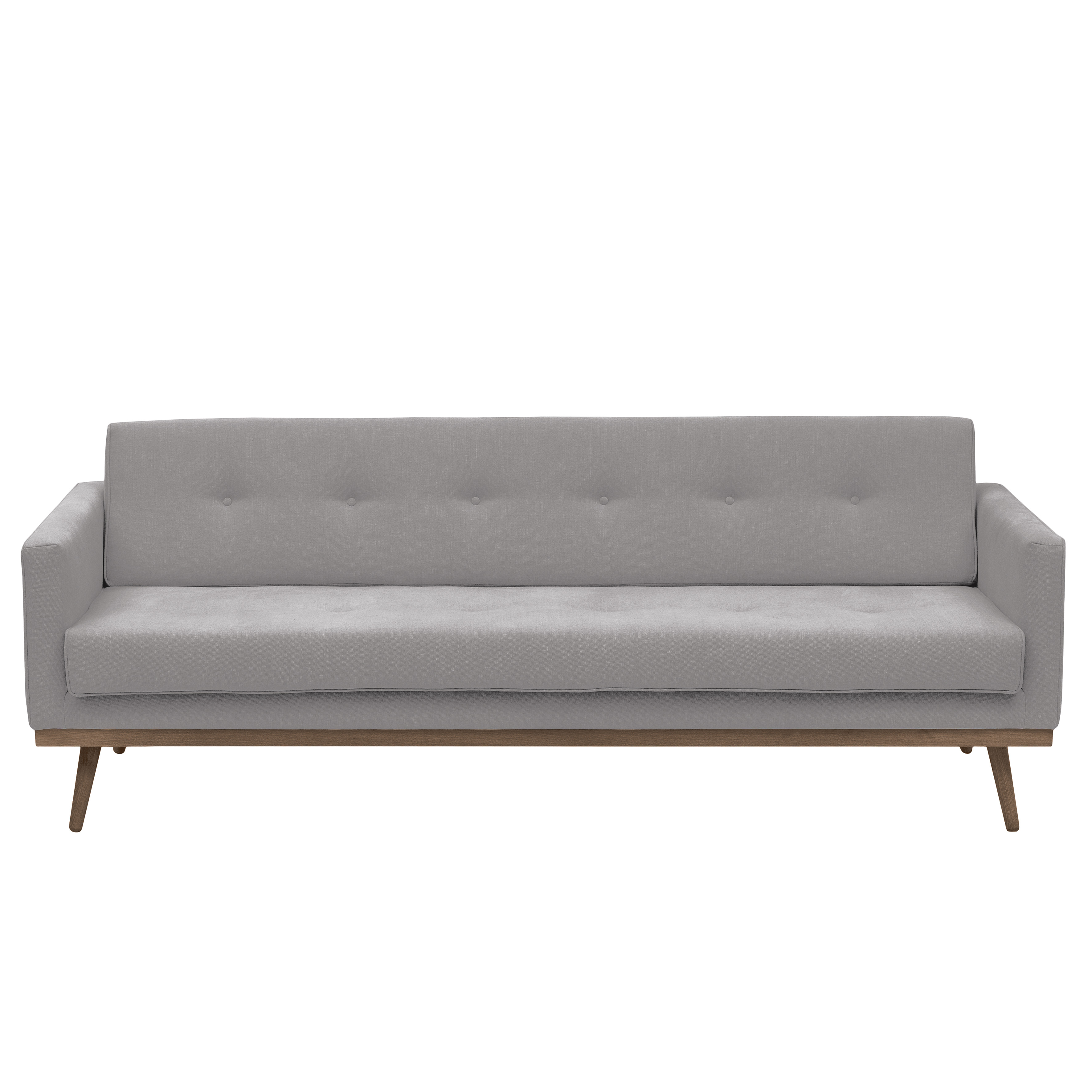 Hugo Linen 3 Seater Sofa Bed , Grey