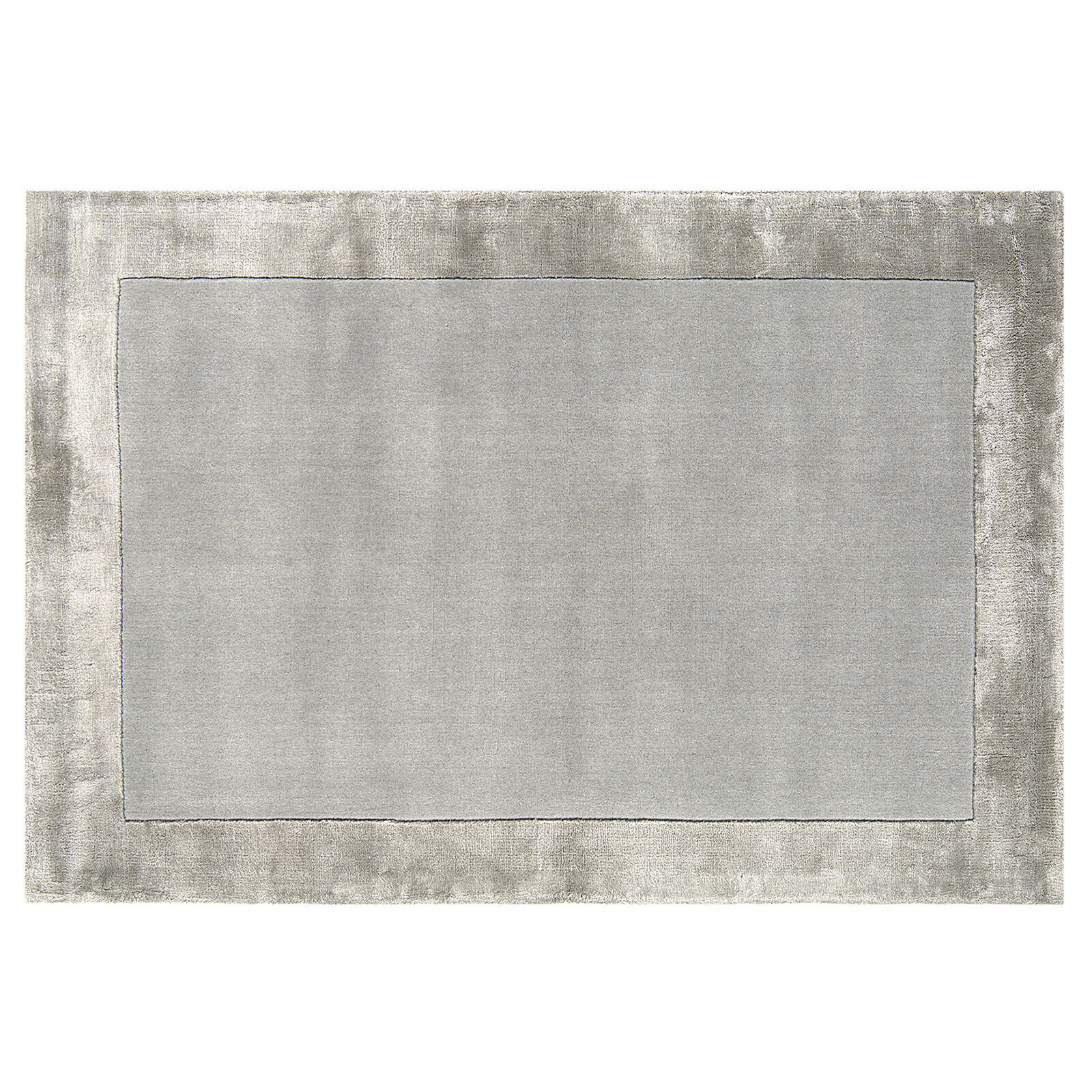 Mayfair Wool Rug, 80x150cm, Silver