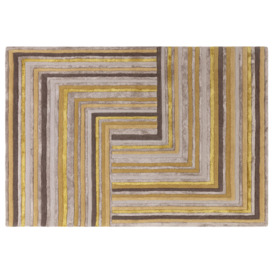 "Lars wool hand tufted rug 160 x 230  cm , Gold "