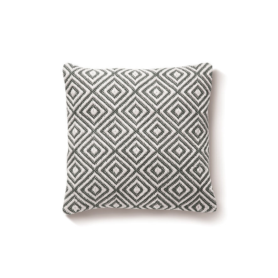 Diamond 2 Cushions Set - 45 x 45cm, Warm Grey