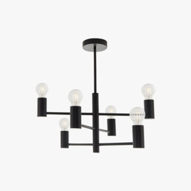 Deo Chandelier in Matte Black