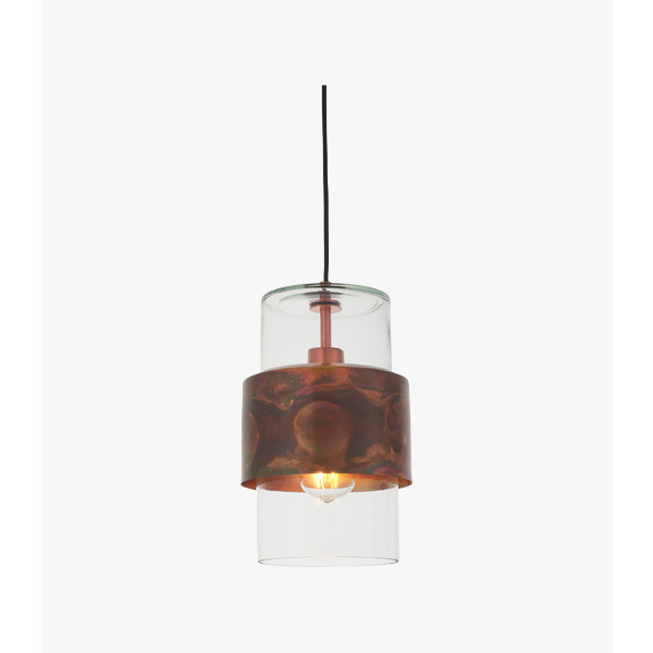 Timothy Ceiling Pendant in Copper Patina