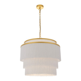 Sherry Large Tiered Pendant in Gold