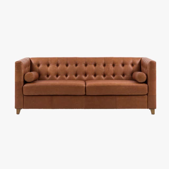 Lockwood 3 Seater Sofa in Tan Leather