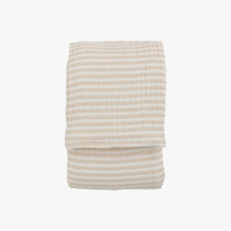 Drift Stripe Bedspread in Beige