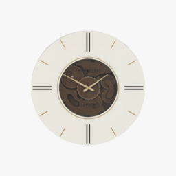 Cog Clock in Dark Walnut