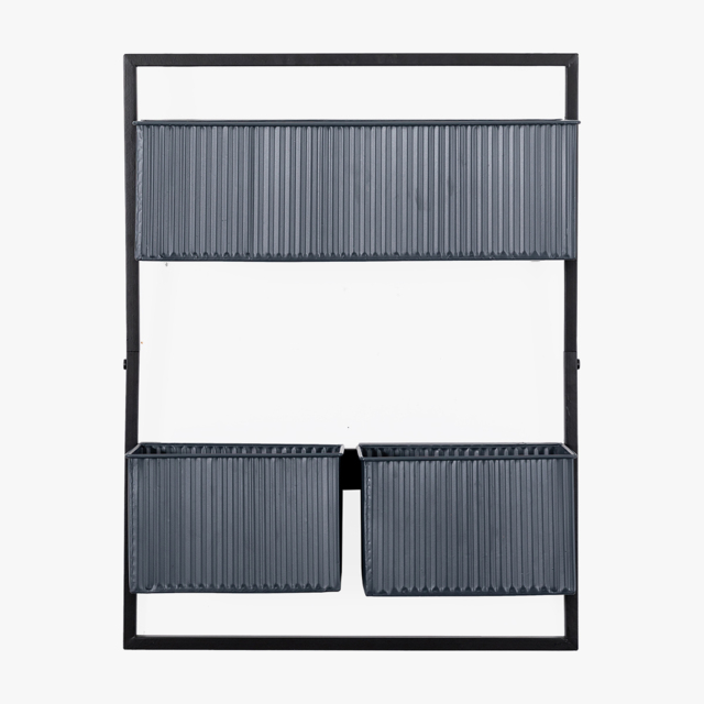 Cultivator Wall Planter in Black