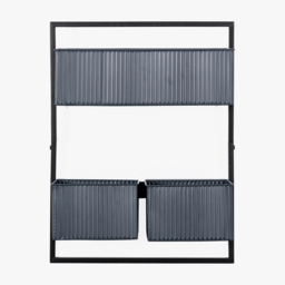 Cultivator Wall Planter in Black
