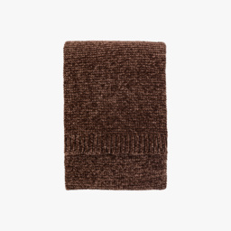 Verity Chunky Chenille Throw in Chocolate