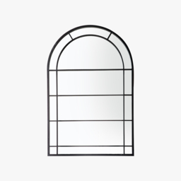Dormer Outdoor Mirror in Black