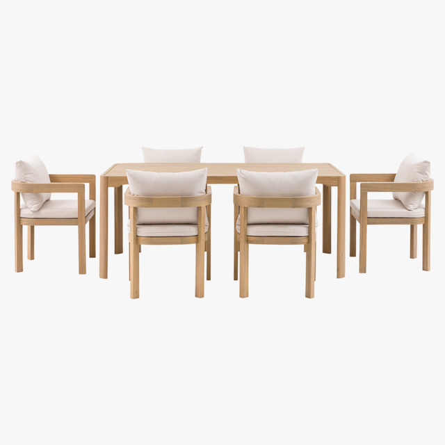 Solis Outdoor 6 Seater Dining Set