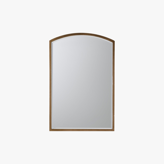 Newport Arch Wall Mirror in Antique Gold