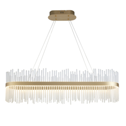 Anna Linear LED Pendant in Gold