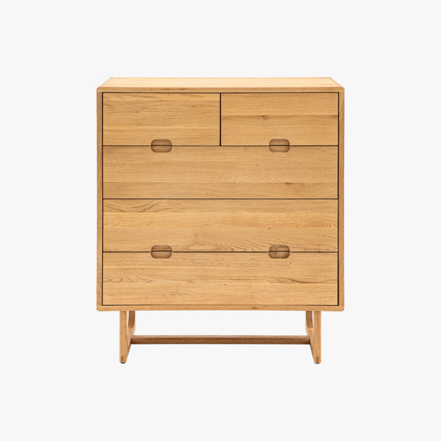 Whittle 5 Drawer Chest in Natural