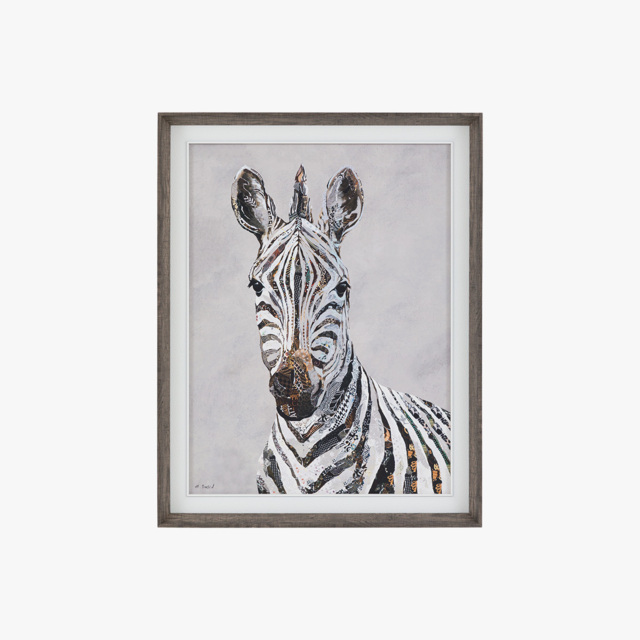 Zebra Portrait Wall Art