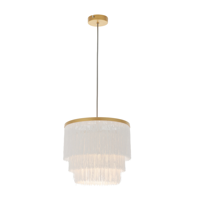 Sherry Fringed Pendant in Gold