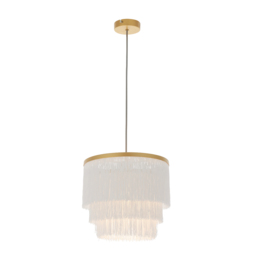 Sherry Fringed Pendant in Gold