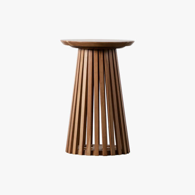 Branxton Slatted Side Table
