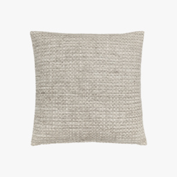 Dweller Chenille Filled Cushion in Taupe