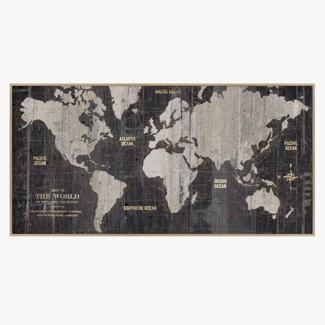 Explorer Framed Canvas Wall Art
