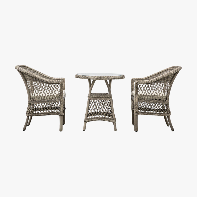 Lingerer Outdoor Bistro Set in Stone
