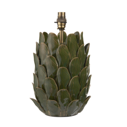 Daun Table Base Dark Green Glaze