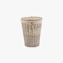 Paloma Lined Laundry Basket in Natural