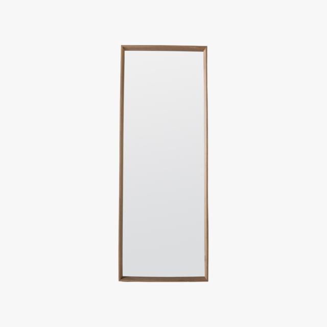 Claire Standing Mirror in Natural Oak