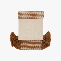 Renzo Woven Throw in Rust