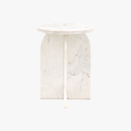 Athena Side Table in White