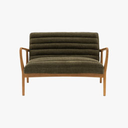 Scott Two-Seater Boucle Sofa in Green