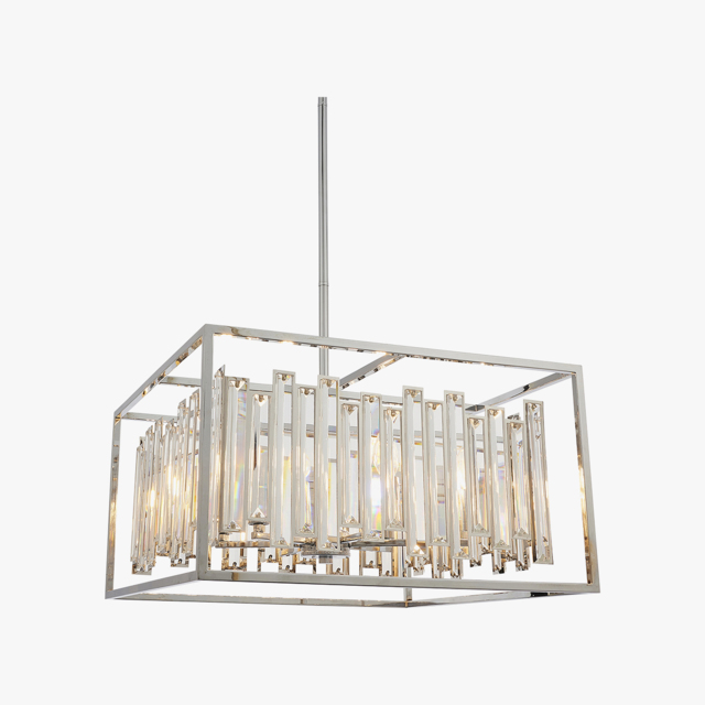 Dru Large Pendant in Chrome