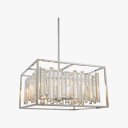Dru Large Pendant in Chrome